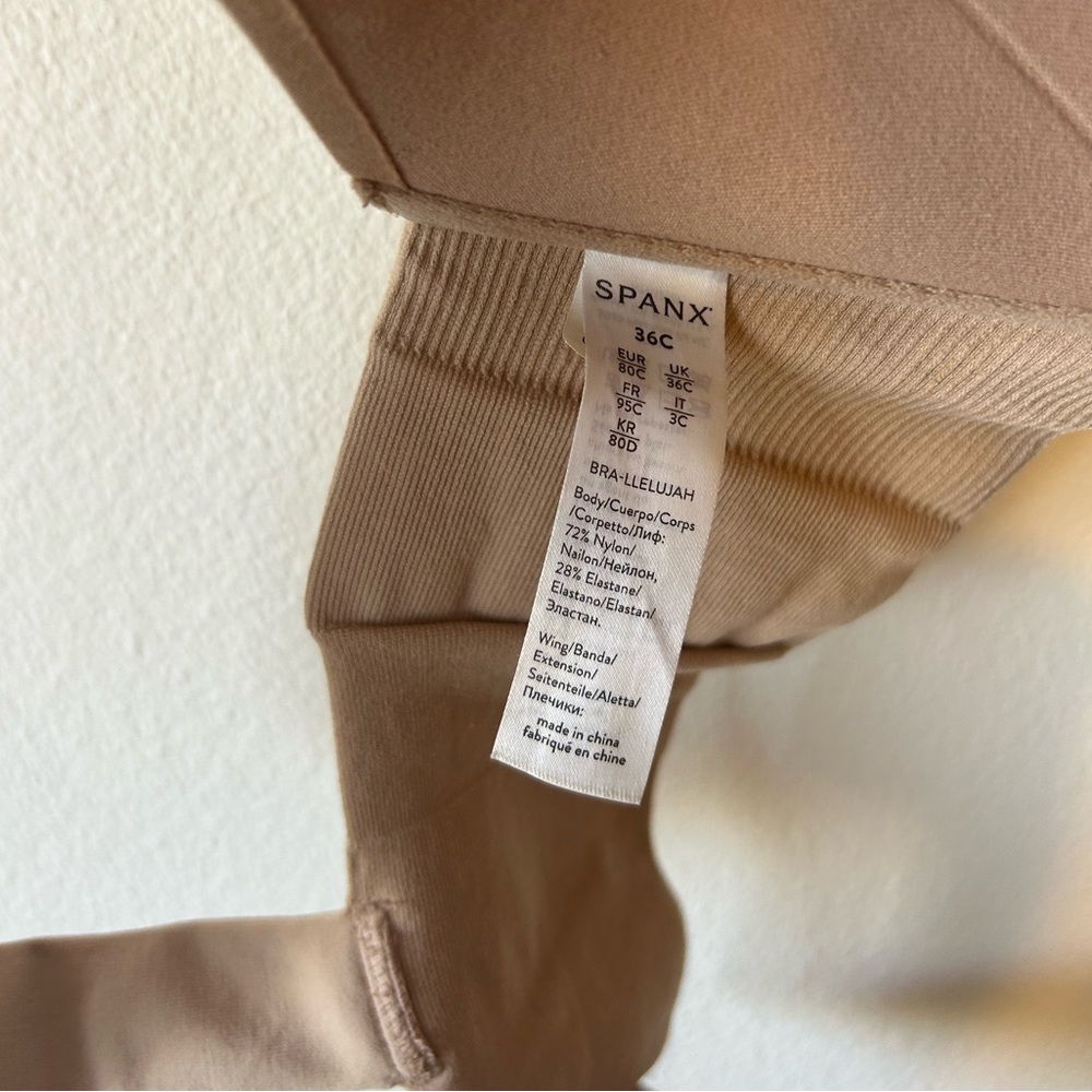 SPANX Bra-llelujah | Lightly Lined Full Coverage Front-Close | Bra Size: 36C - Picture 3 of 3
